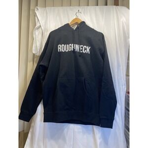 roughneck long sleeve black hoodie size medium new